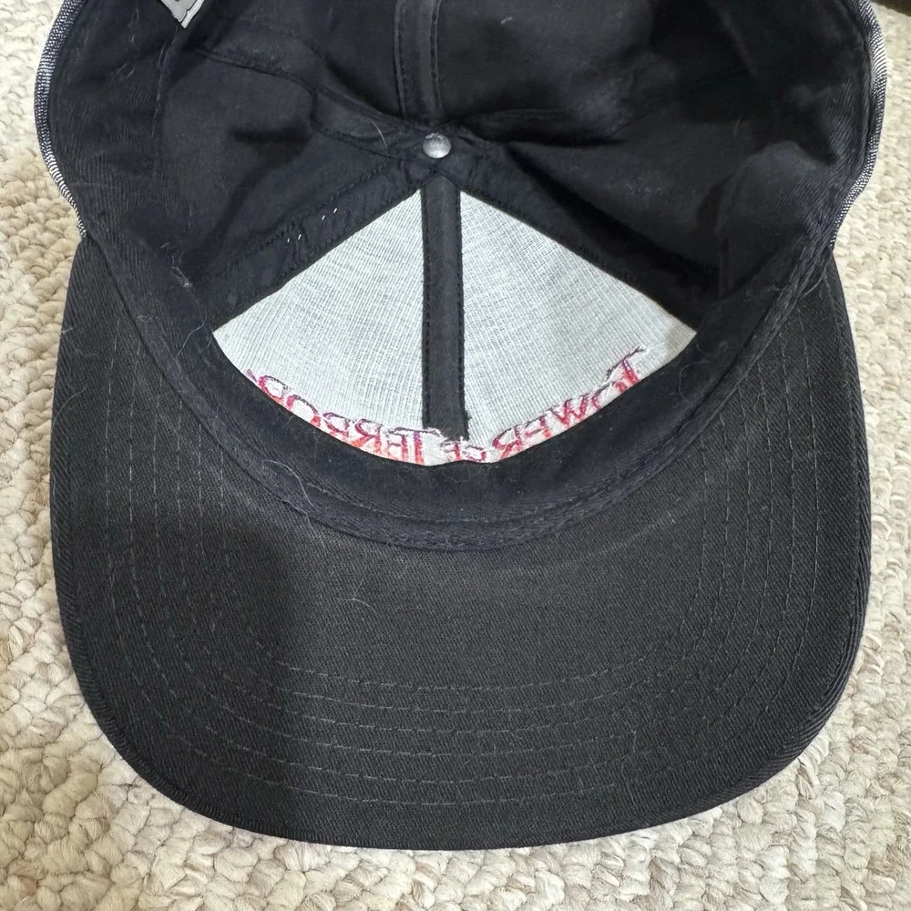 Vintage Disney Tower Of Terror SnapBack Hat 90s Amusement Park Ride Walt Disney